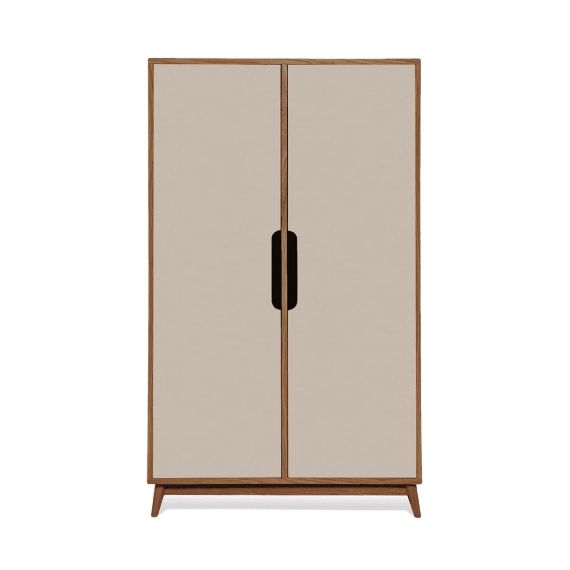 Penderie beige havane chene miel