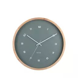 Modesta – Horloge murale ronde ø41,6cm – Couleur – Vert