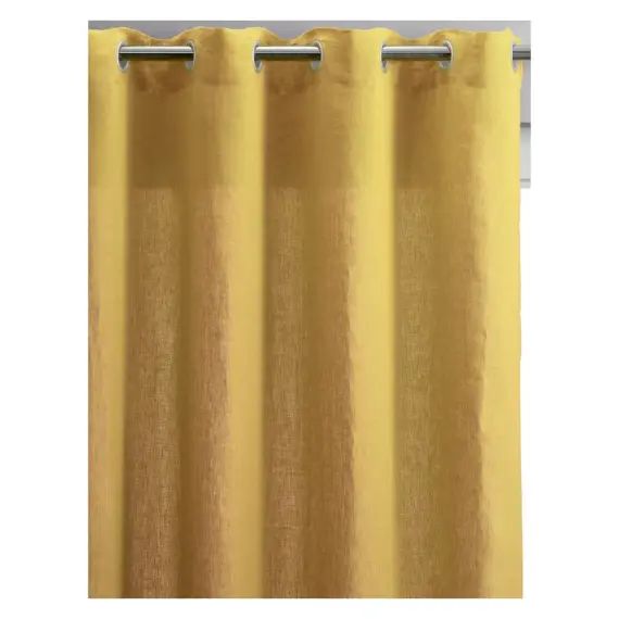 Rideau voile Zeff en lin absynthe 140 x 280