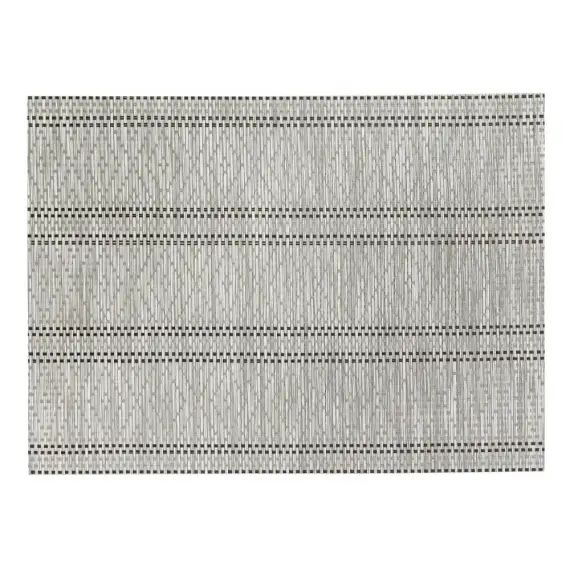 Set de table  en polyester gris 33 x 45