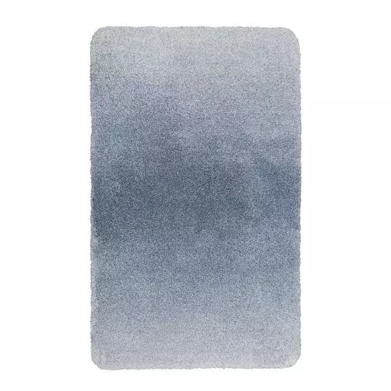 Tapis de bain doux dégradé bleu 60×100