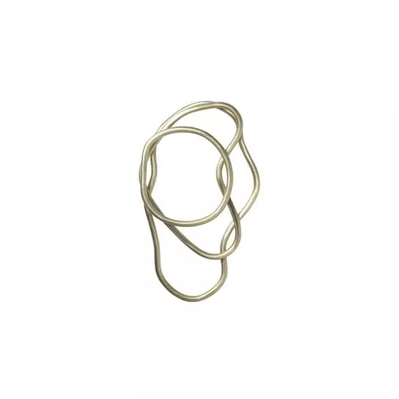 Dessous de plat Pond en Métal, Laiton massif – Couleur Or – 30 x 30 x 30 cm – Designer Trine Andersen