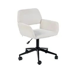 Lot de 2 chaises de salle à manger scandinave cuir synthétique gris