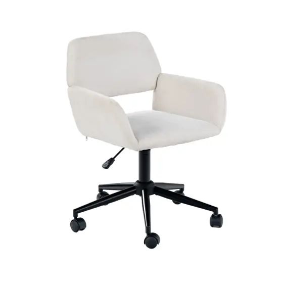 Lot de 2 chaises de salle à manger scandinave cuir synthétique gris