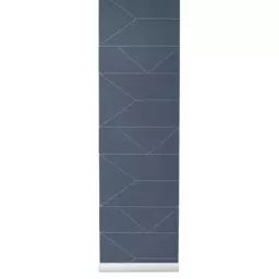 Papier peint Papier peint en Papier, Toile intissée – Couleur Bleu – 10 x 0.53 x 37.52 cm – Designer Trine Andersen