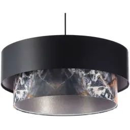 Suspension Tissu Noir