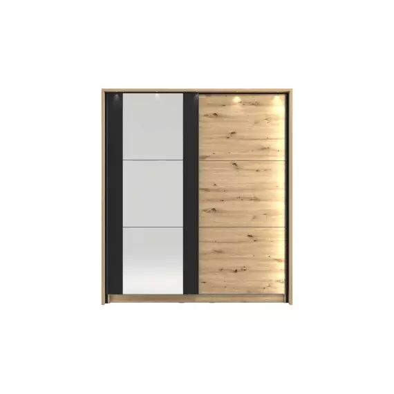 Armoire avec miroir L.180cm SARDAIGNE