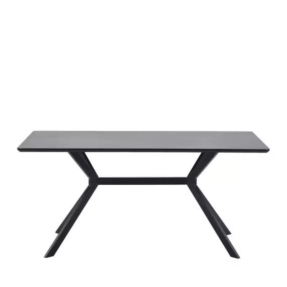 Bruno – Table à manger en bois et métal 200x90cm