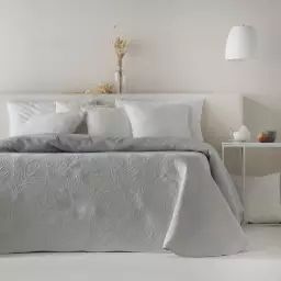 Couvre lit en coton aluminium 235×270