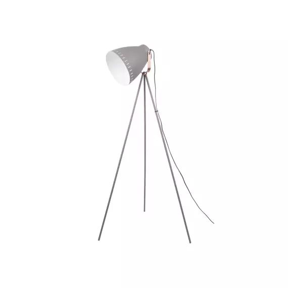 Lampadaire design trepied h. 145 cm gris