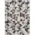 image de tapis scandinave Tapis géométrique gris, 80X150 cm