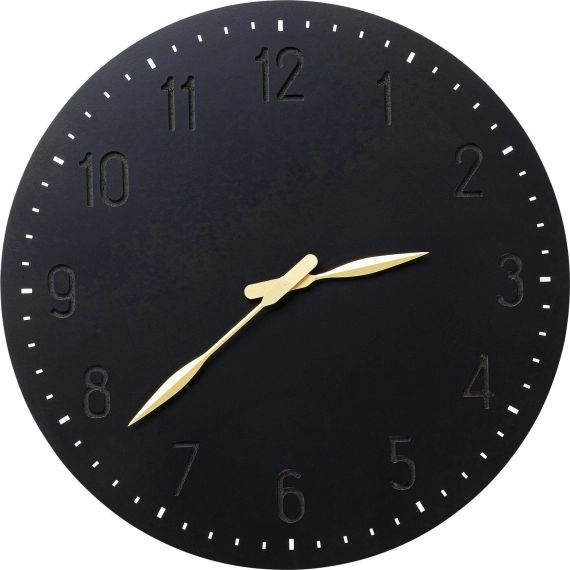 Horloge noire et dorée D50