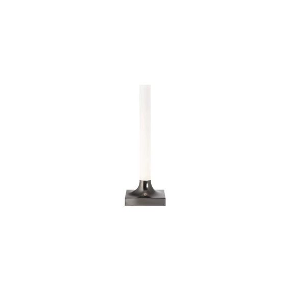 Lampe sans fil rechargeable Goodnight en Plastique, PMMA – Couleur Métal – 20.33 x 20.33 x 29 cm – Designer Philippe Starck