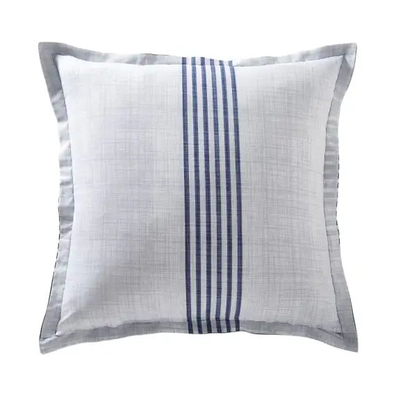 Taie d&rsquo;oreiller 63×63 bleue en coton