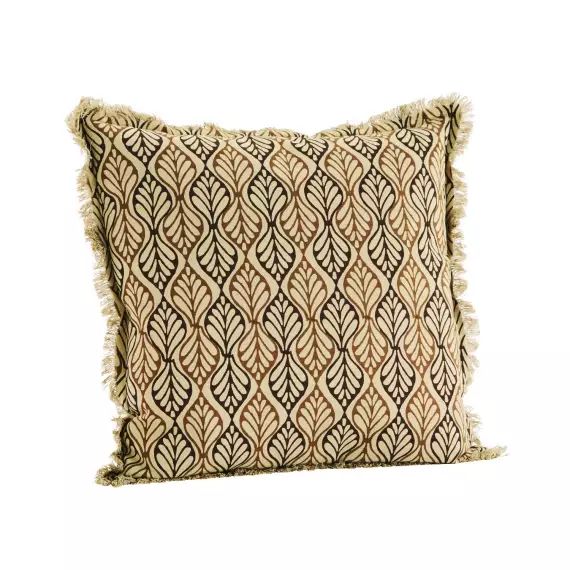 Coussin Coton Beige 50X50