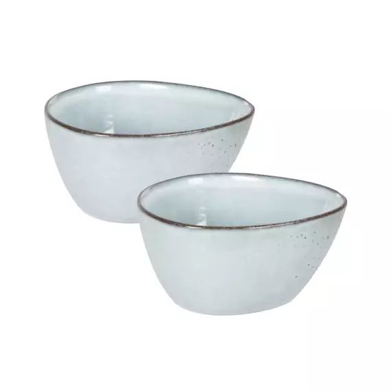 Coupelle en grès bleu gris H6