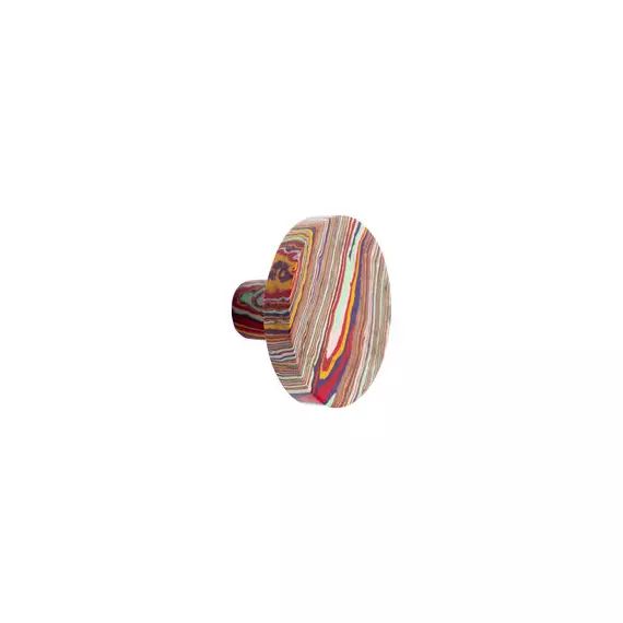 Patère Patères en Matériau composite, Résine – Couleur Multicolore – 14.42 x 14.42 x 14.42 cm