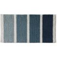 image de textile salle de bain scandinave Tapis de bain fantaisie 60x120cm Bleu Mykonos