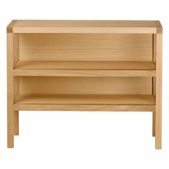 Console en châtaignier massif 2 niches