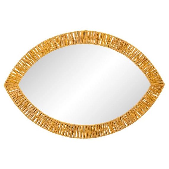 Miroir oval H. 40 cm URSULOLITA Cumin