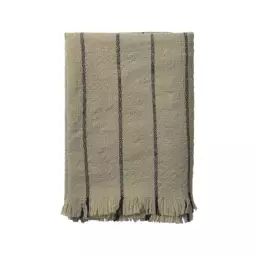 Plaid Plaids en Tissu, Laine – Couleur Beige – 120 x 170 x 2 cm – Designer Trine Andersen
