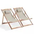image de transat, chaise longue scandinave 