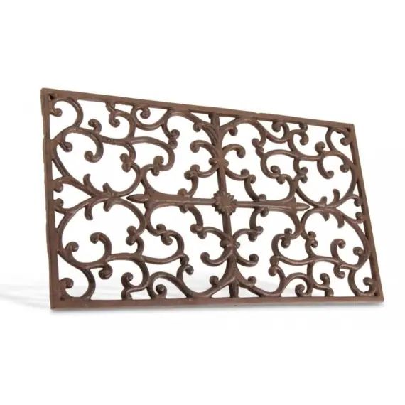 Paillasson Rectangulaire Fonte Marron 65x2x37cm