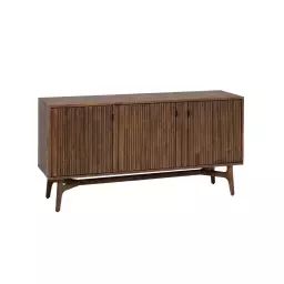 Buffet en bois marron 160 cm