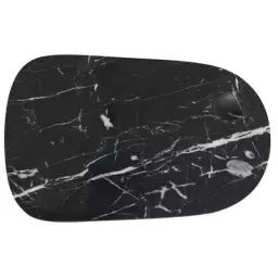 Planche à découper Pebble en Pierre, Marbre poli – Couleur Noir – 30 x 18.9 x 22.89 cm – Designer Simon Legald