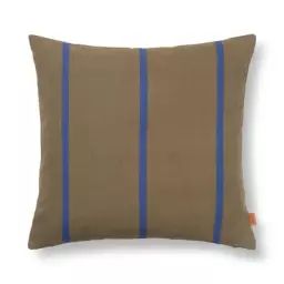 Coussin Coussins en Tissu, Coton – Couleur Bleu – 36.34 x 36.34 x 36.34 cm