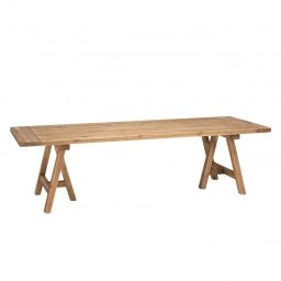 Table à manger 270x100cm bois Pin recyclé