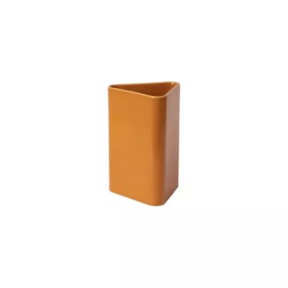 Vase Canvas en Céramique, Céramique émaillée – Couleur Jaune – 22.89 x 22.89 x 20.5 cm – Designer Nicholai Wiig-Hansen