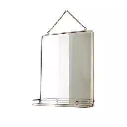 Miroir de barbier argent 41×52