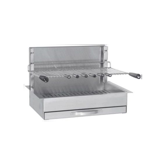 Barbecue charbon Forge Adour Gril encastrable inox 961.66