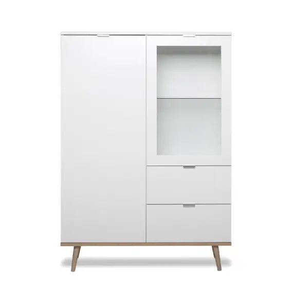 Vaisselier avec 2 portes 2 tiroirs H140 x L100 cm