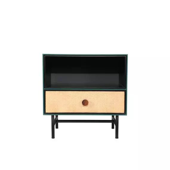 Table de chevet Essence en Bois, Métal – Couleur Noir – 55 x 63.16 x 55 cm – Designer Sarah Lavoine