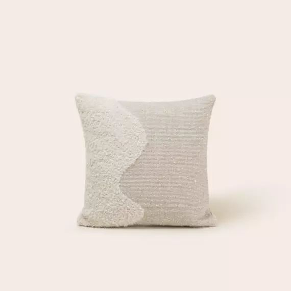 Housse de coussin FLOKIE ivoire – ECRU