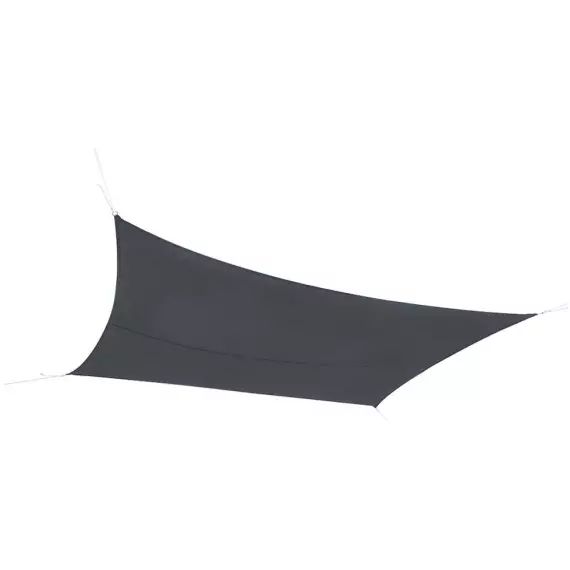 Voile d&rsquo;ombrage 3×2 m anthracite