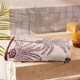 Drap de bain violet 70×140 en coton