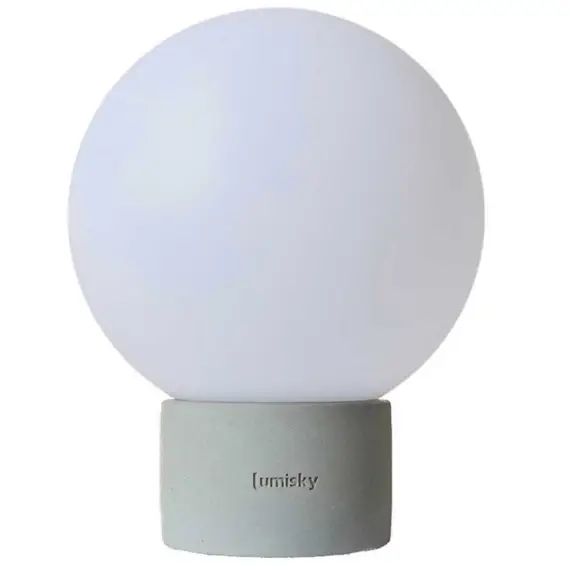 Lampe de table touch béton gris LED Béton GrisH25CM