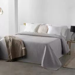 Couvre lit en coton terre 230×270