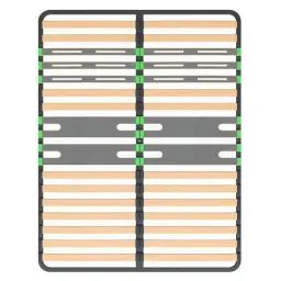 Sommier 2×16 Lattes 160x200cm