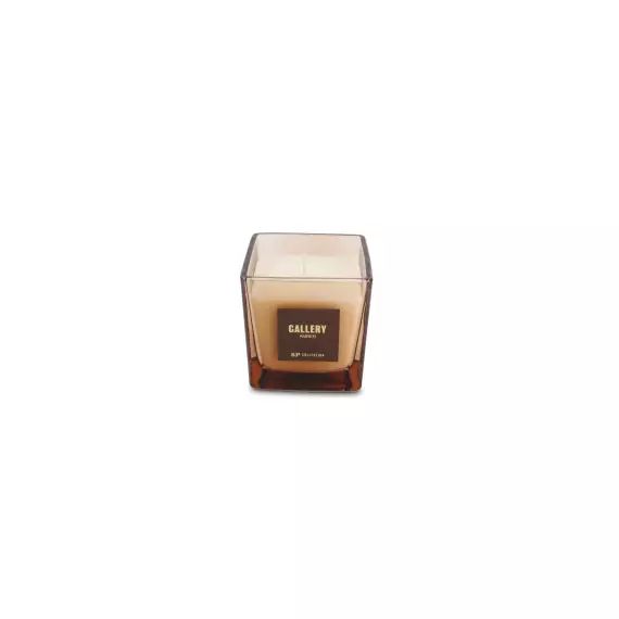 Bougie parfumée en verre ambre 220g