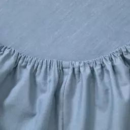 Drap housse pour lit articulé en percale de coton celeste 180 x 200 cm
