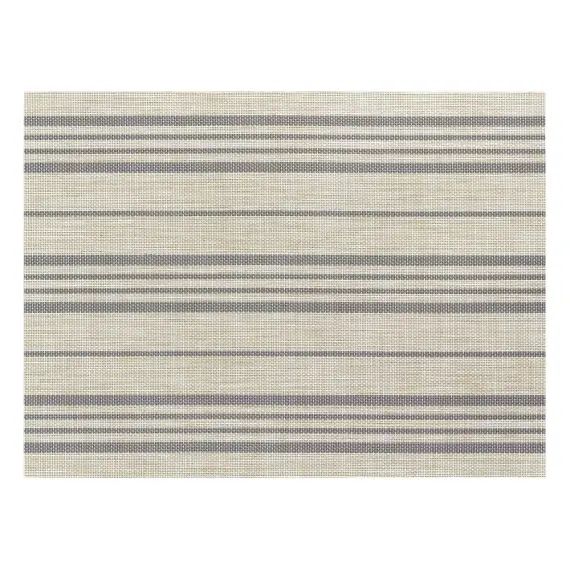 Set de table  en polyester naturel/gris 33 x 45