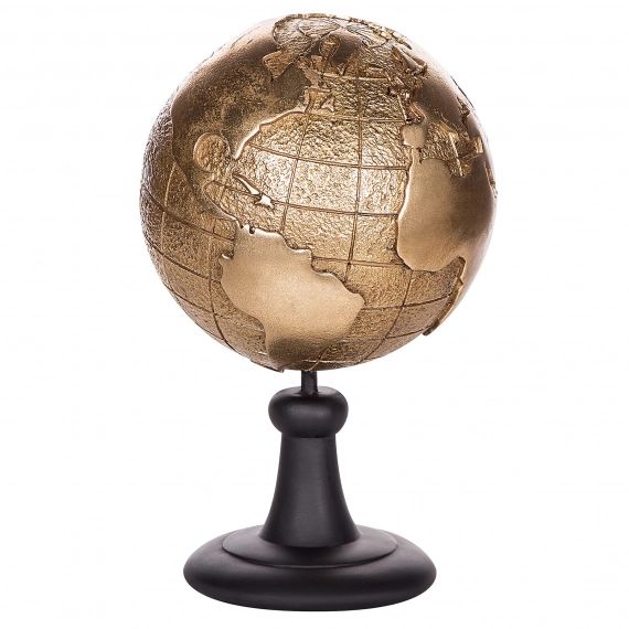 Globe décoratif doré D18