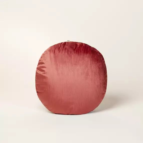 Housse de coussin CASTIGLIONE argile rose et taupe – ROSE