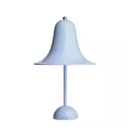 Lampe de table Pantop en Métal, Métal peint – Couleur Bleu – 200 x 34.34 x 38 cm – Designer Verner Panton