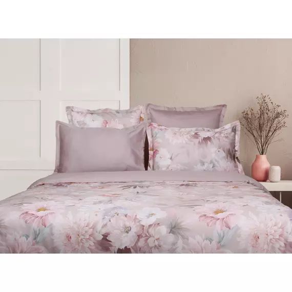 Parure housse de couette 240×220 cm+2 TO 63×63 cm satin de coton