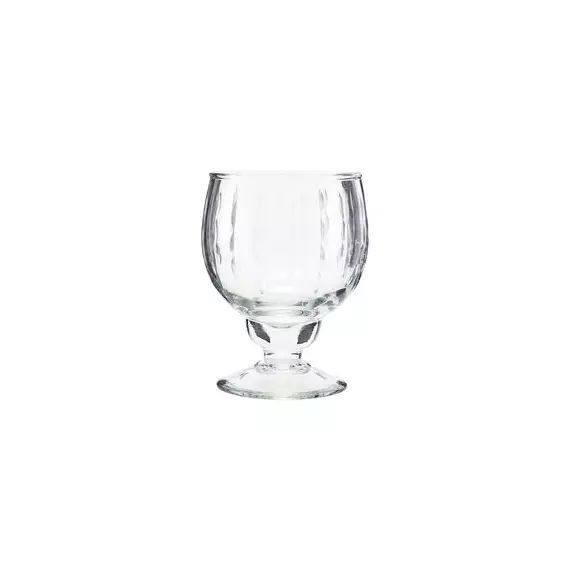 Verre à vin blanc Vintage en Verre, Verre ciselé – Couleur Transparent – 13.39 x 13.39 x 12.5 cm